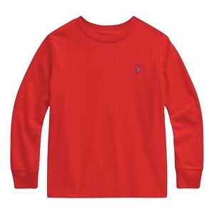 RALPH LAUREN • Red Polo Long Sleeve Tee